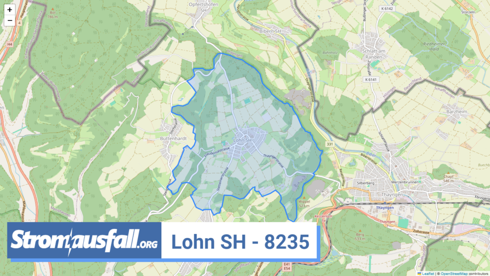 stromausfall ch ortschaft lohn sh 8235