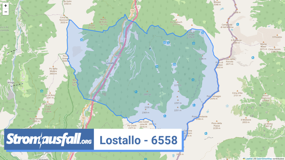 stromausfall ch ortschaft lostallo 6558