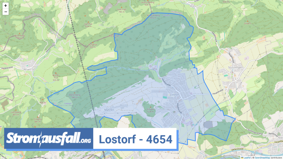 stromausfall ch ortschaft lostorf 4654