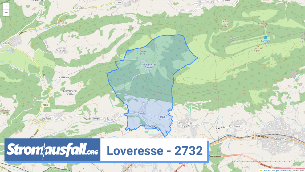 stromausfall ch ortschaft loveresse 2732