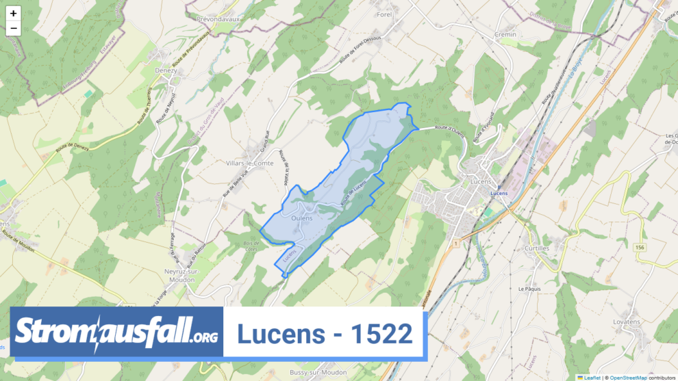 stromausfall ch ortschaft lucens 1522