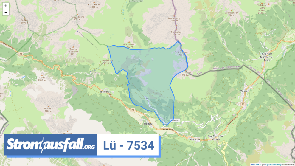 stromausfall ch ortschaft lue 7534