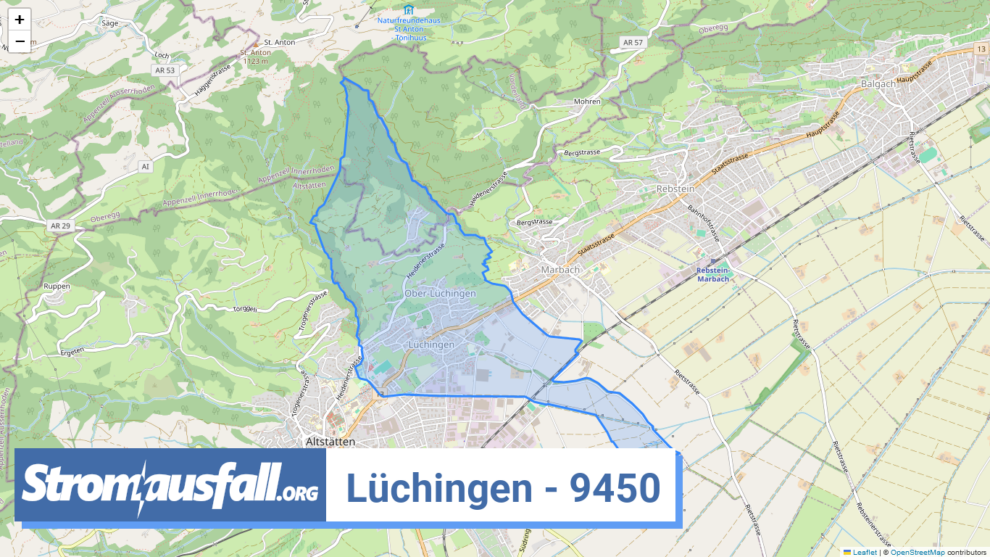 stromausfall ch ortschaft luechingen 9450