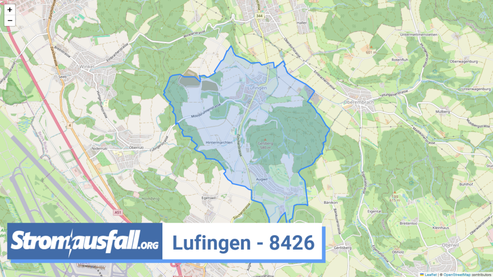 stromausfall ch ortschaft lufingen 8426