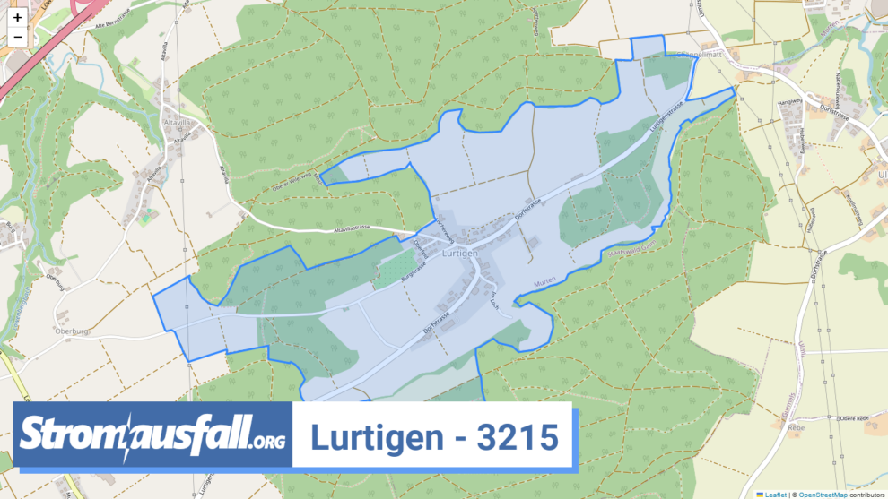 stromausfall ch ortschaft lurtigen 3215