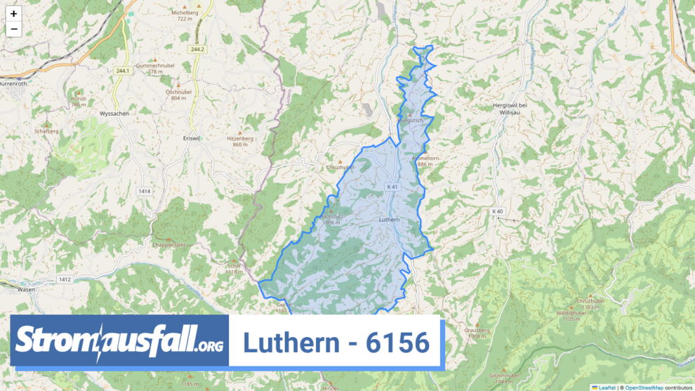 stromausfall ch ortschaft luthern 6156