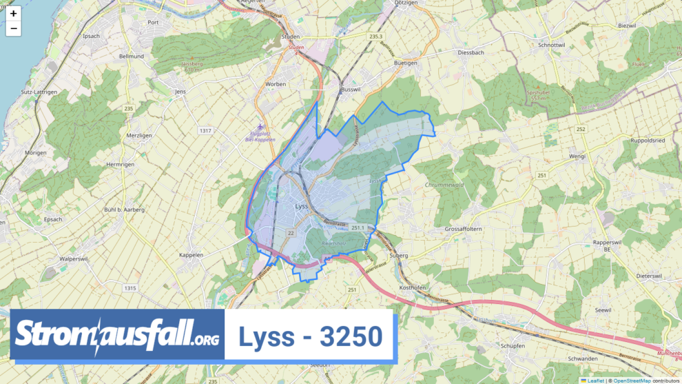 stromausfall ch ortschaft lyss 3250