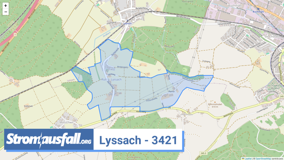 stromausfall ch ortschaft lyssach 3421