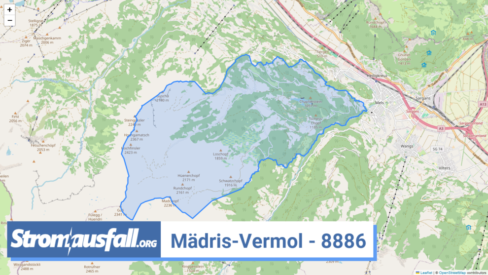 stromausfall ch ortschaft maedris vermol 8886