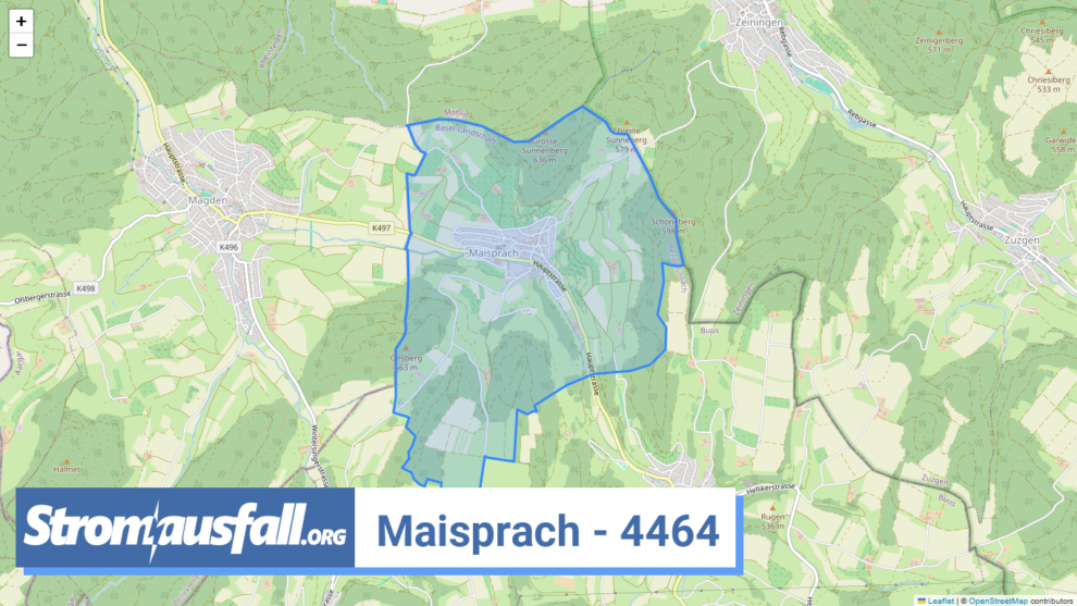 stromausfall ch ortschaft maisprach 4464