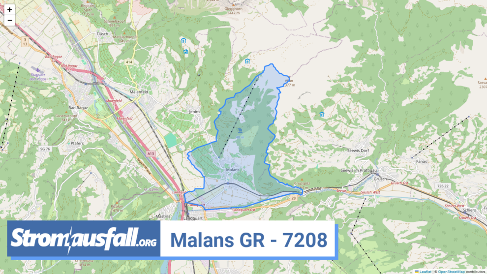 stromausfall ch ortschaft malans gr 7208