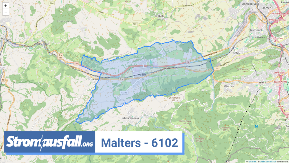 stromausfall ch ortschaft malters 6102
