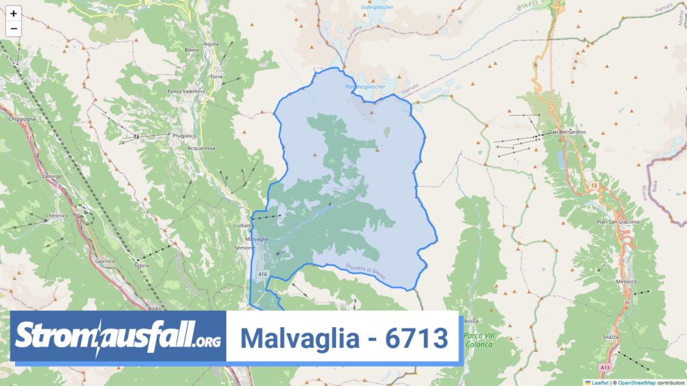 stromausfall ch ortschaft malvaglia 6713