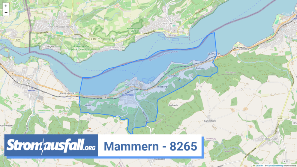 stromausfall ch ortschaft mammern 8265