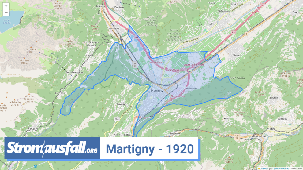 stromausfall ch ortschaft martigny 1920