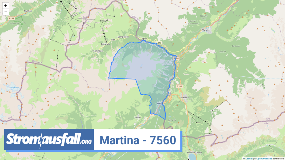 stromausfall ch ortschaft martina 7560