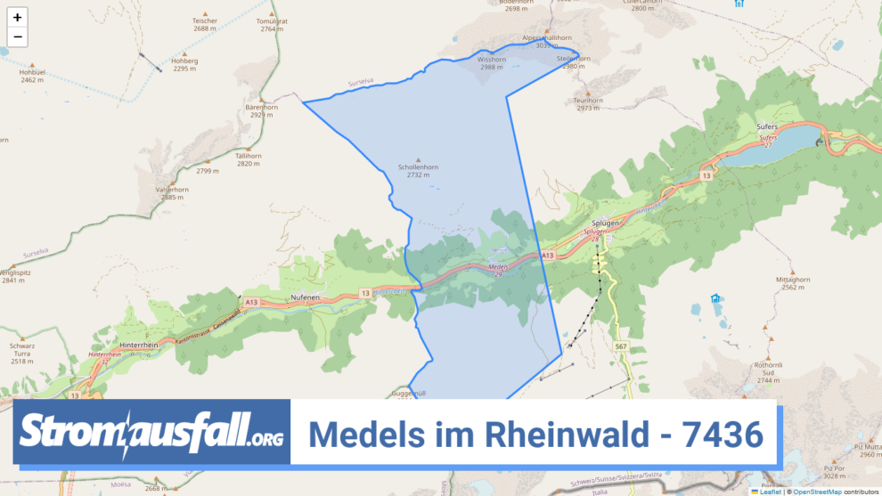 stromausfall ch ortschaft medels im rheinwald 7436