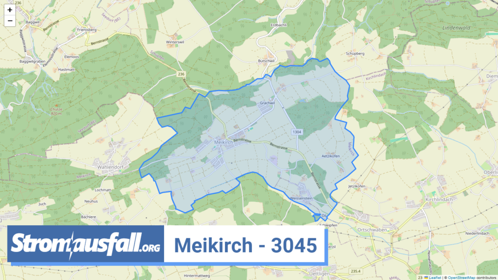 stromausfall ch ortschaft meikirch 3045