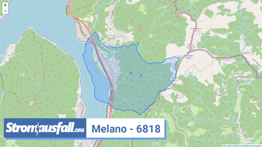 stromausfall ch ortschaft melano 6818