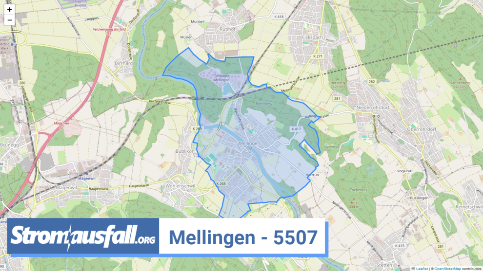 stromausfall ch ortschaft mellingen 5507