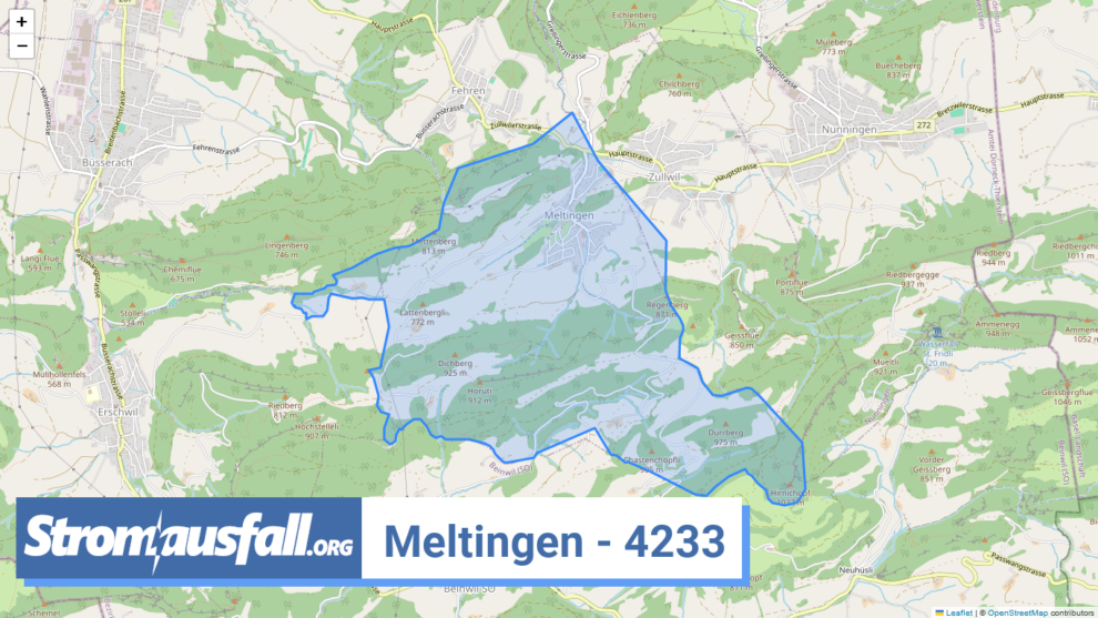 stromausfall ch ortschaft meltingen 4233