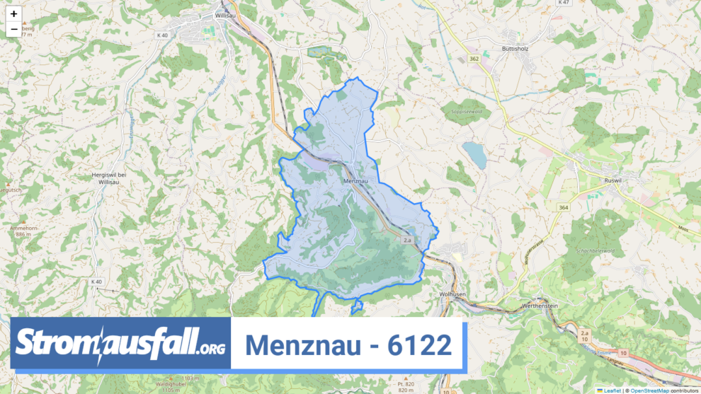 stromausfall ch ortschaft menznau 6122