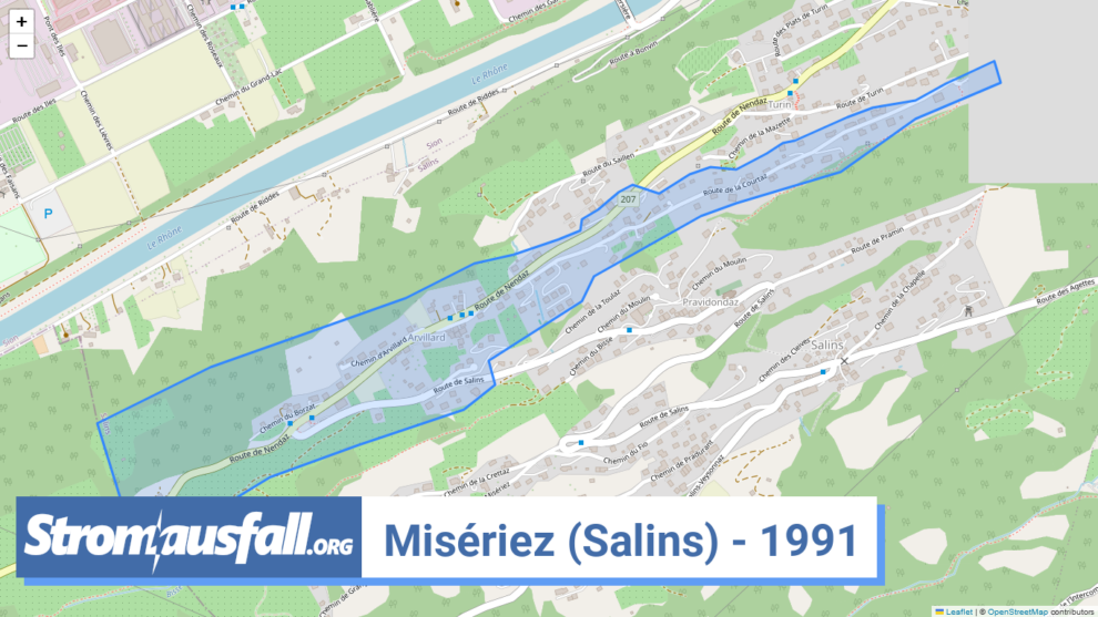 stromausfall ch ortschaft miseriez salins 1991