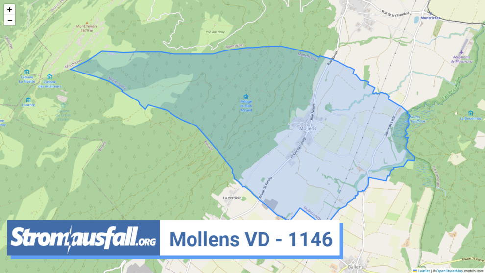 stromausfall ch ortschaft mollens vd 1146