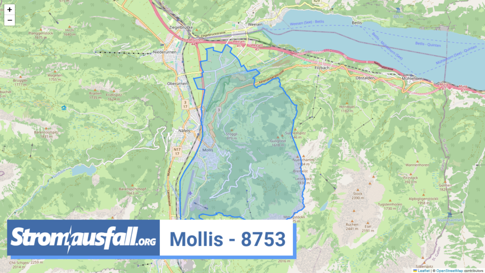 stromausfall ch ortschaft mollis 8753