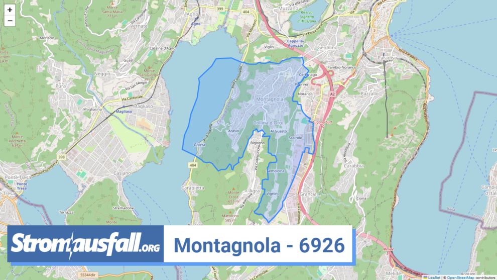 stromausfall ch ortschaft montagnola 6926