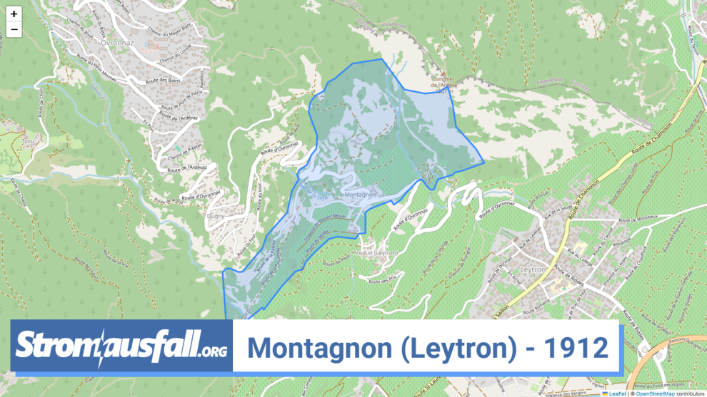 stromausfall ch ortschaft montagnon leytron 1912