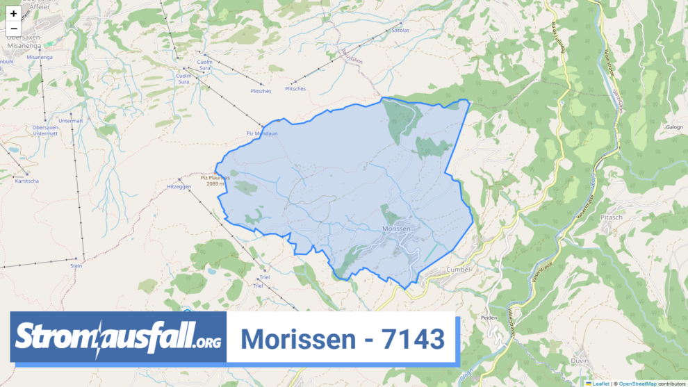 stromausfall ch ortschaft morissen 7143