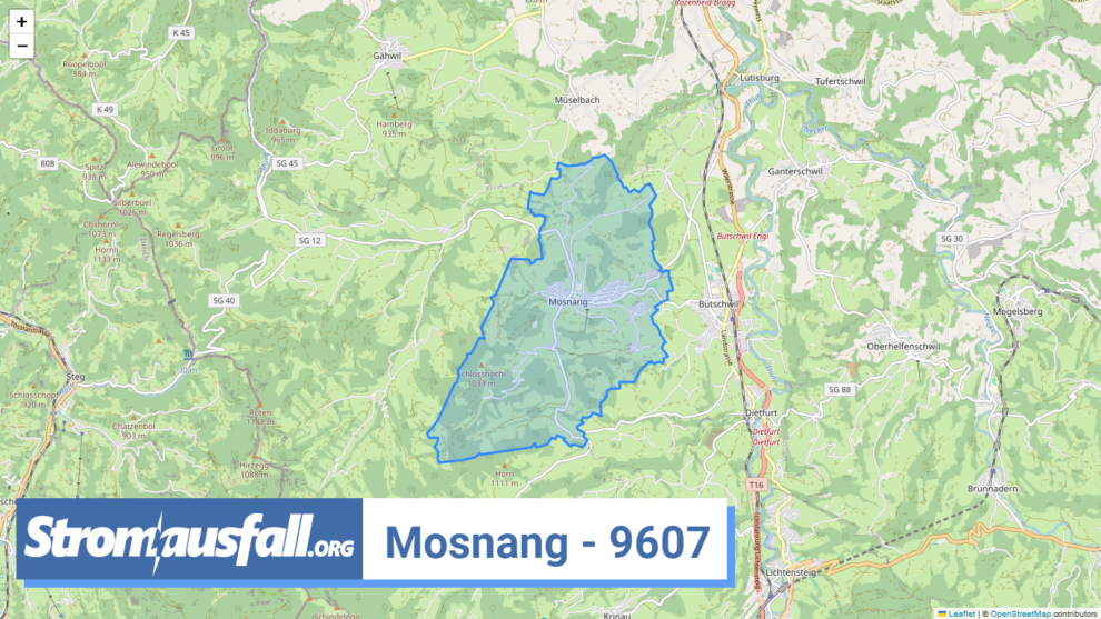 stromausfall ch ortschaft mosnang 9607