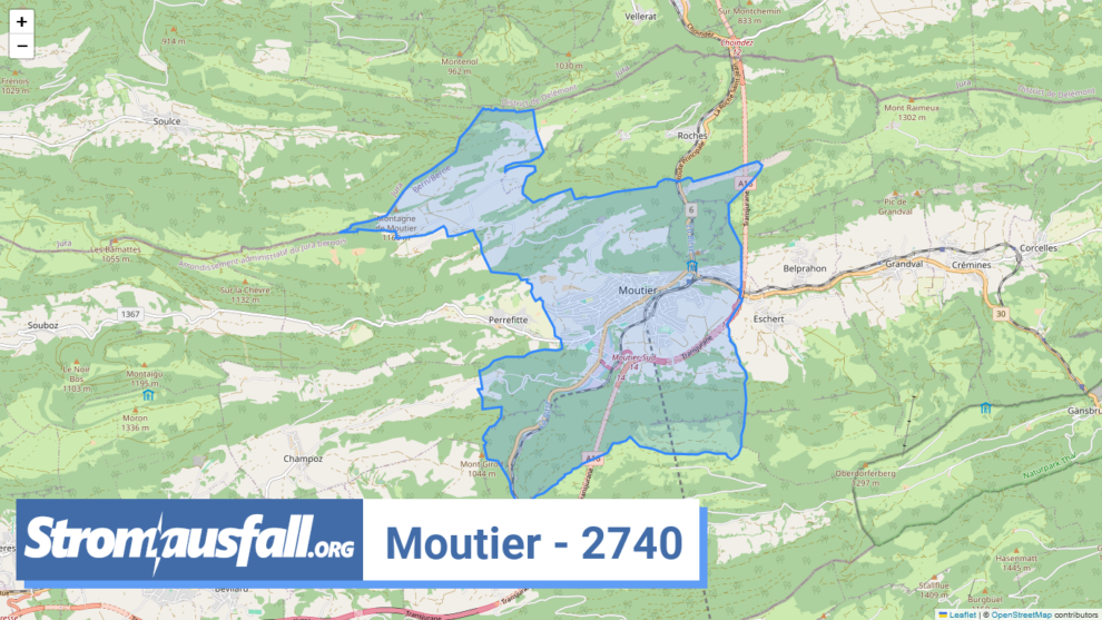 stromausfall ch ortschaft moutier 2740