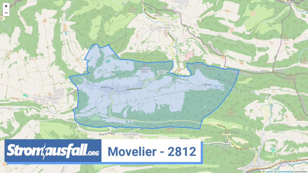 stromausfall ch ortschaft movelier 2812