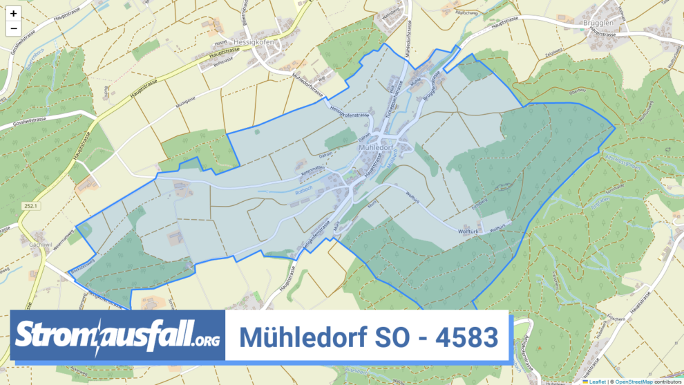 stromausfall ch ortschaft muehledorf so 4583