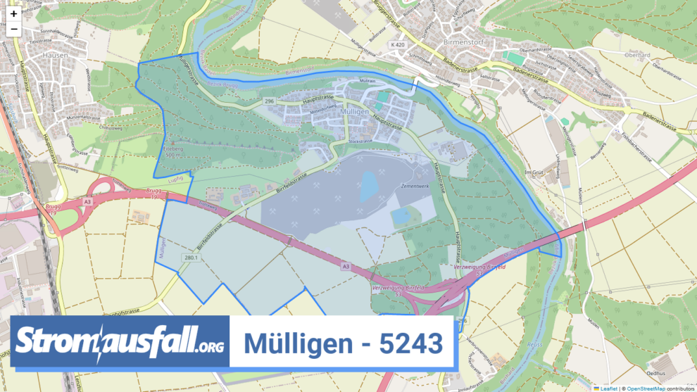 stromausfall ch ortschaft muelligen 5243