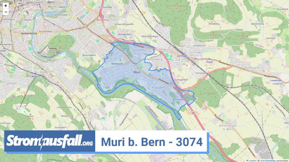 stromausfall ch ortschaft muri b. bern 3074