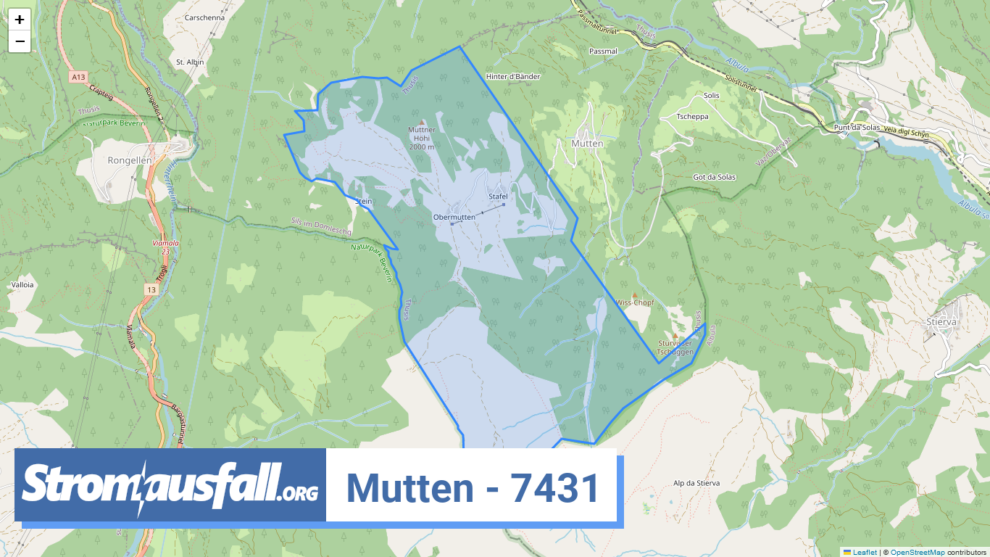 stromausfall ch ortschaft mutten 7431