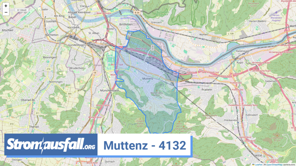 stromausfall ch ortschaft muttenz 4132