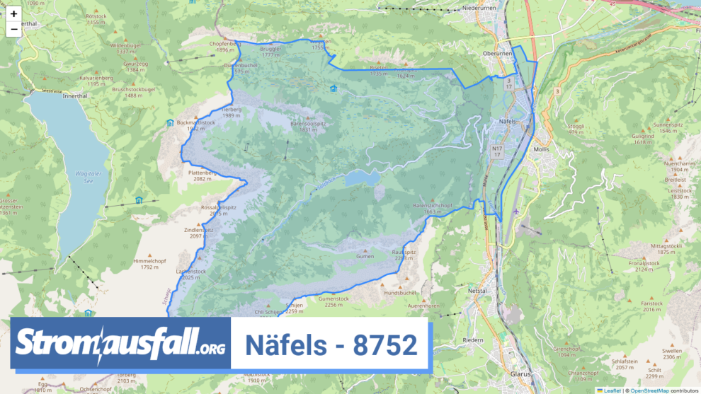 stromausfall ch ortschaft naefels 8752