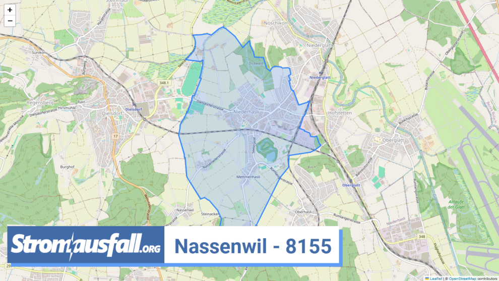 stromausfall ch ortschaft nassenwil 8155