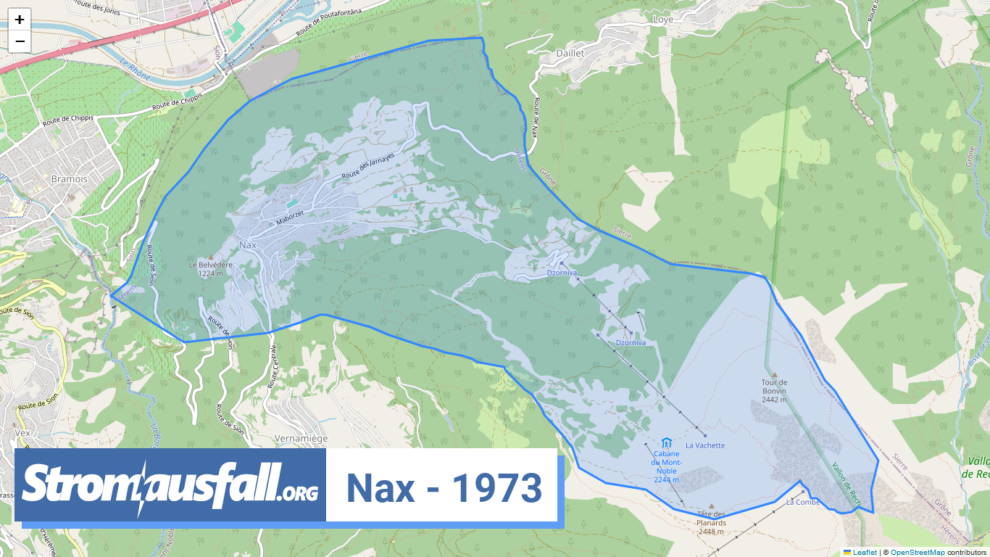 stromausfall ch ortschaft nax 1973