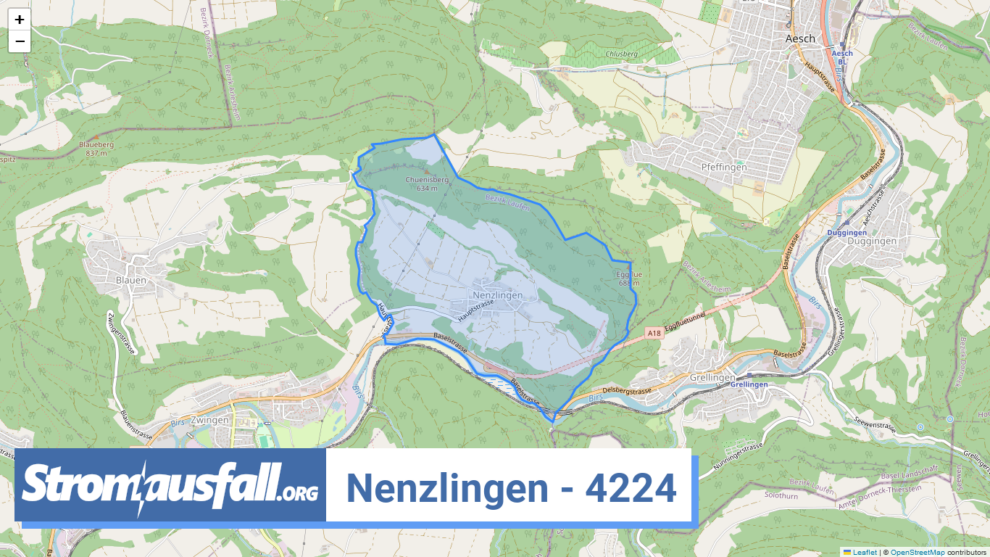 stromausfall ch ortschaft nenzlingen 4224