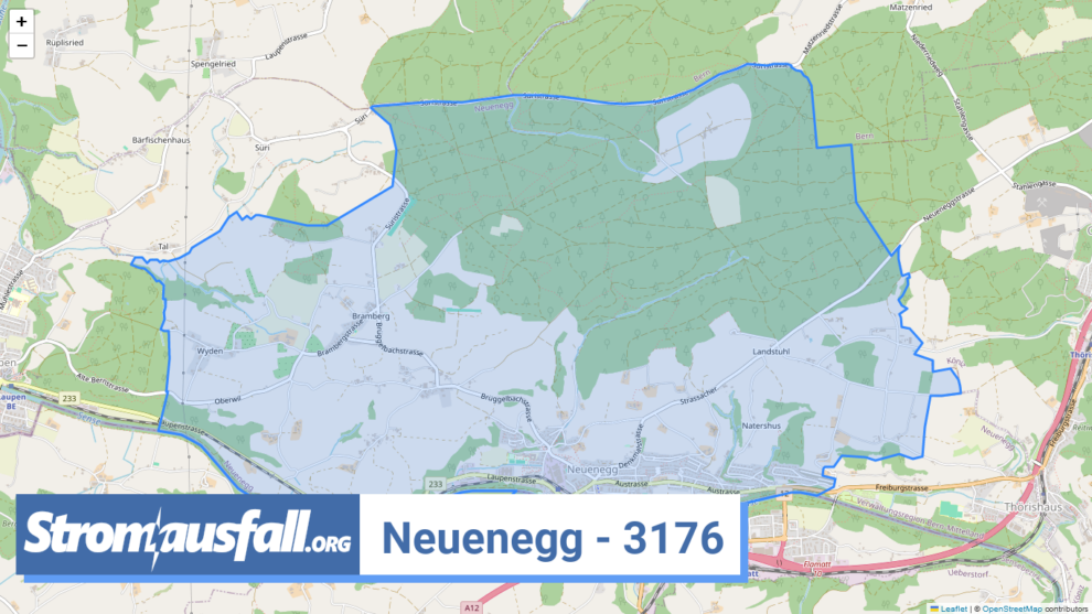 stromausfall ch ortschaft neuenegg 3176