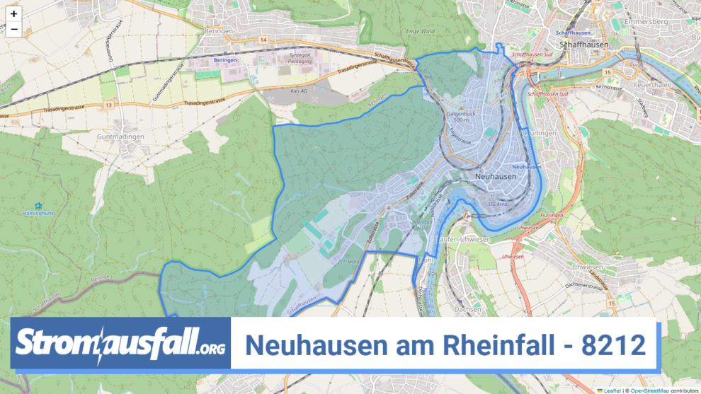 stromausfall ch ortschaft neuhausen am rheinfall 8212