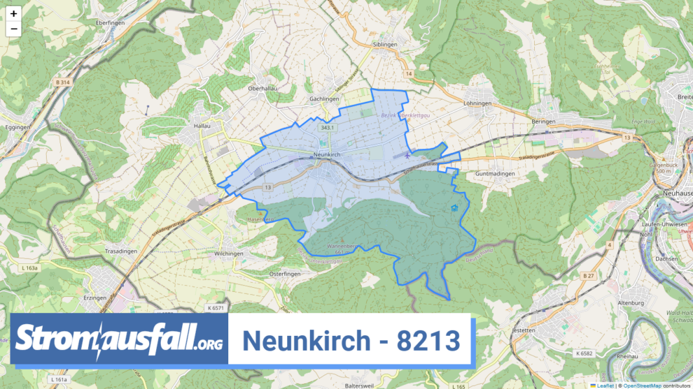 stromausfall ch ortschaft neunkirch 8213