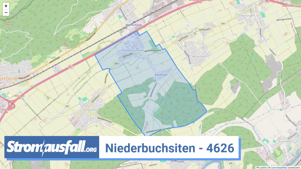 stromausfall ch ortschaft niederbuchsiten 4626