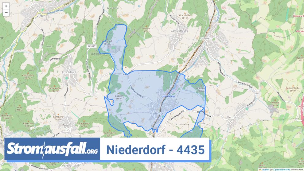 stromausfall ch ortschaft niederdorf 4435