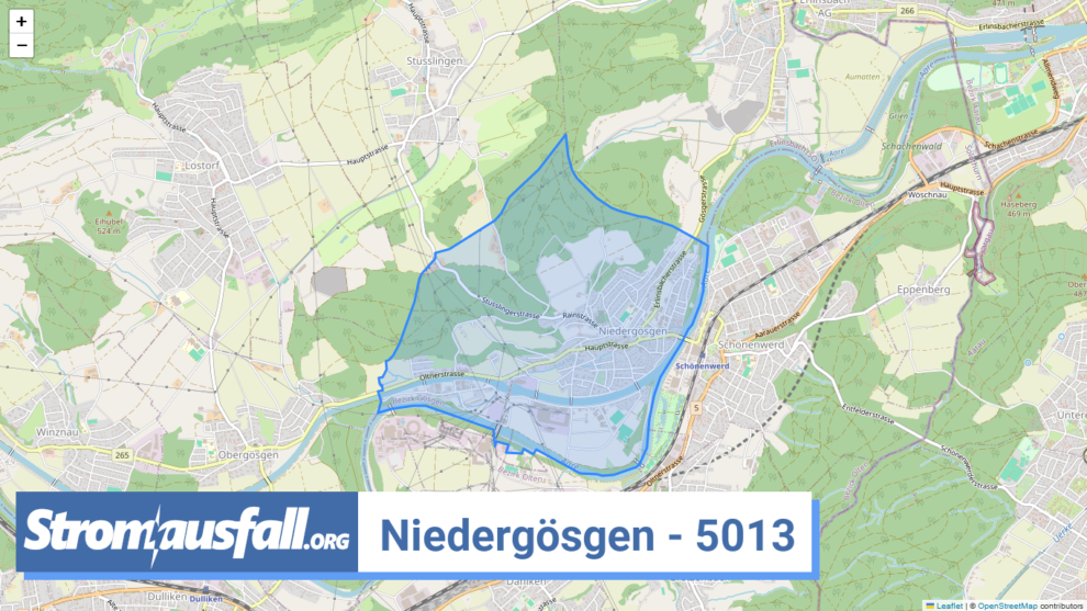 stromausfall ch ortschaft niedergoesgen 5013